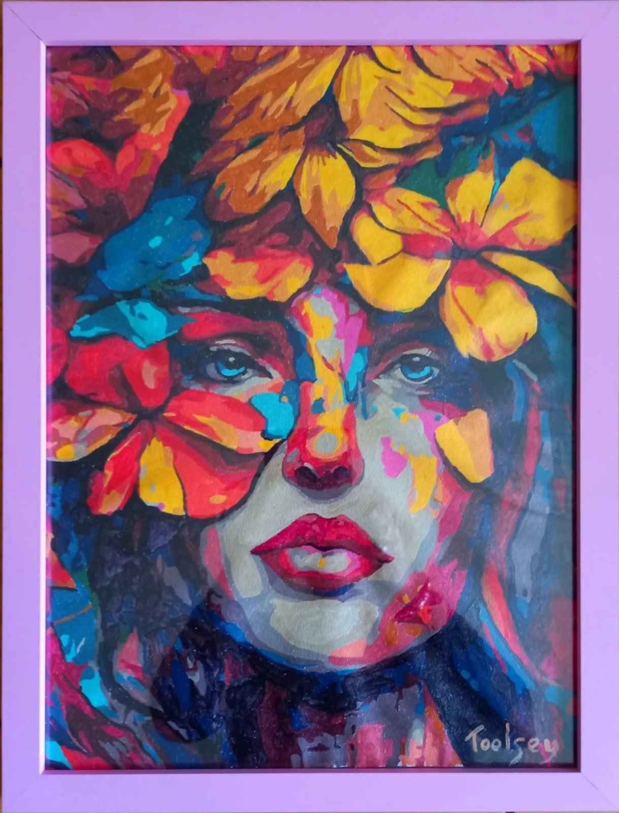 Girl with Flowery Hair